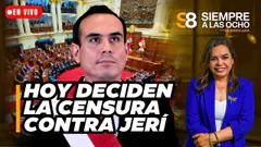 CENSURA CONTRA JERÍ: CONGRESO DEBATE HOY LA MOCIÓN CONTRA EL PRESIDENTE | Siempre a las ocho