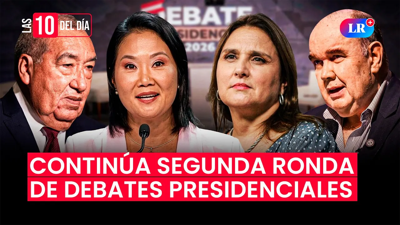 Reproducir: 🚨 EN VIVO DEBATE PRESIDENCIAL 2026, HOY 31 DE MARZO: López Aliaga, Keiko Fujimori y Pérez Tello