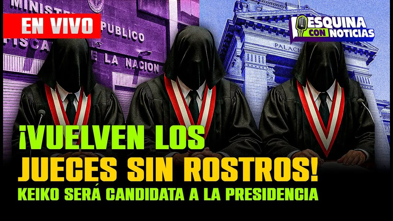 Reproducir: ⚖️ Plantean retorno de jueces sin rostro para frenar criminalidad | #EsquinaConNoticias