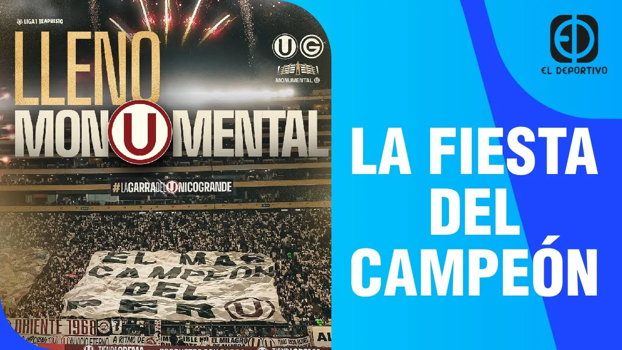 Reproducir: EN VIVO: UNIVERSITARIO DE DEPORTES: CELEBRA A ESTADIO LLENO | EL DEPORTIVO