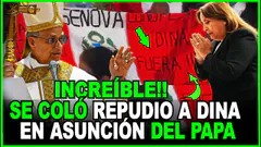 ENTRONIZACIÓN DEL PAPA LEON XIV! DINA PRESENTE Y EL RECHAZO DE LOS PERUANOS EN ITALIA