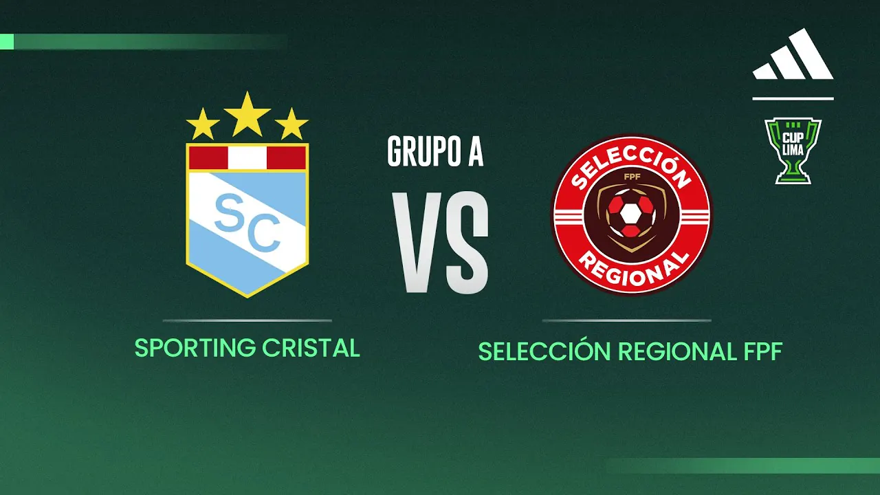 Reproducir: 🔴 EN VIVO | SPORTING CRISTAL VS SELECCIÓN REGIONAL FPF | ADIDAS CUP COPA PLATA | SEMIFINALES