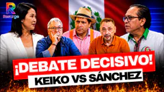 DEBATE PRESIDENCIAL: Keiko Fujimori vs Roberto Sánchez | PERÚ DECIDE 2026