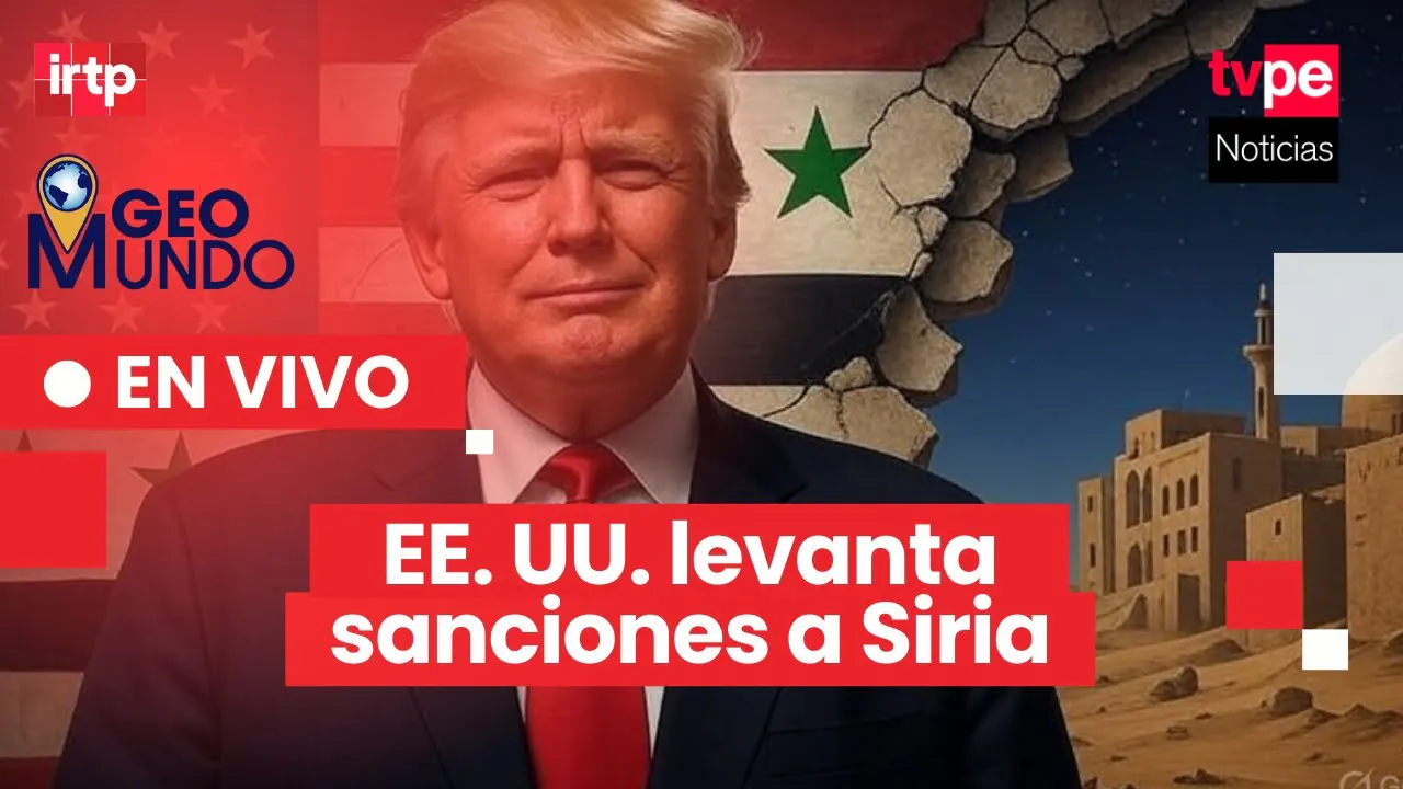 Reproducir: Estados Unidos formaliza levantamiento de sanciones a Siria | "Geomundo"