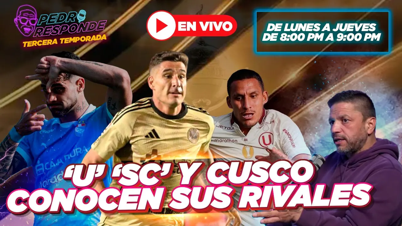 Reproducir: SORTEO DE COPA LIBERTADORES Y SUDAMERICANA ¡PEDRO RESPONDE EN VIVO!  |#PedroResponde