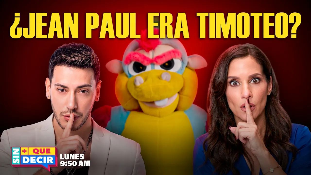Reproducir: ¿JEAN PAUL SANTA MARIA ERA EL TIMOTEO DE MARIA PIA? | SIN MÁS QUE DECIR | +QTV