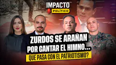 ZURDOS SE ARAÑAN POR CANTAR EL HIMNO...QUÉ PASA CON EL PATRIOTISMO?