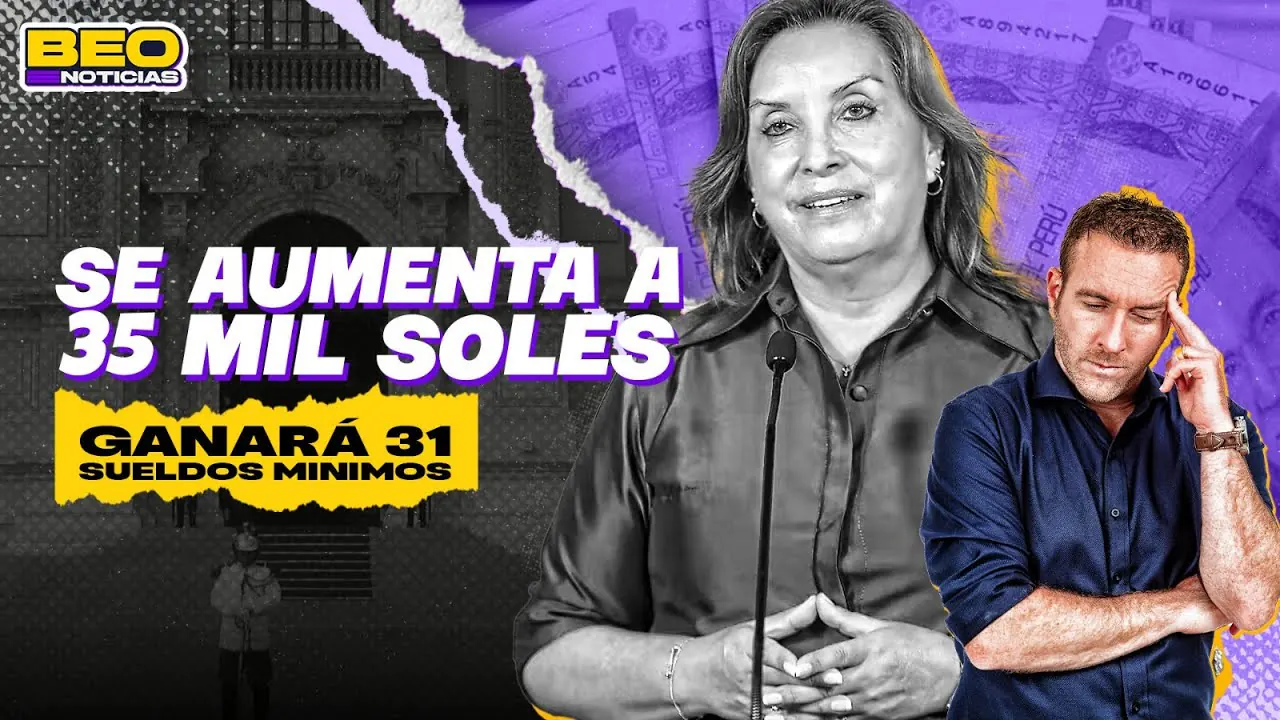 Reproducir: DINA SE SUBE EL SUELDO | BEO NOTICIAS 🟣
