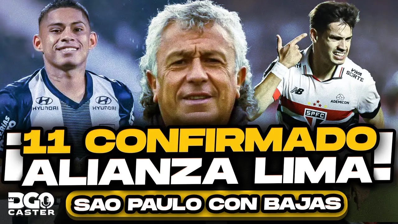 Reproducir: ¡Alianza Lima con CAMBIOS ante Sao Paulo! | CONAR ataca a Navarro