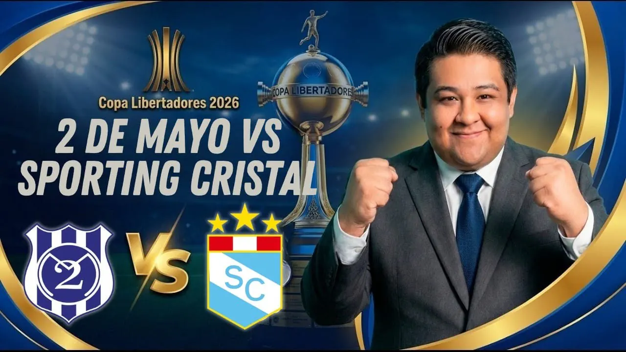 Reproducir: 2 de Mayo vs Sporting Cristal l Copa Libertadores Fase 2 REACCIÓN EN VIVO