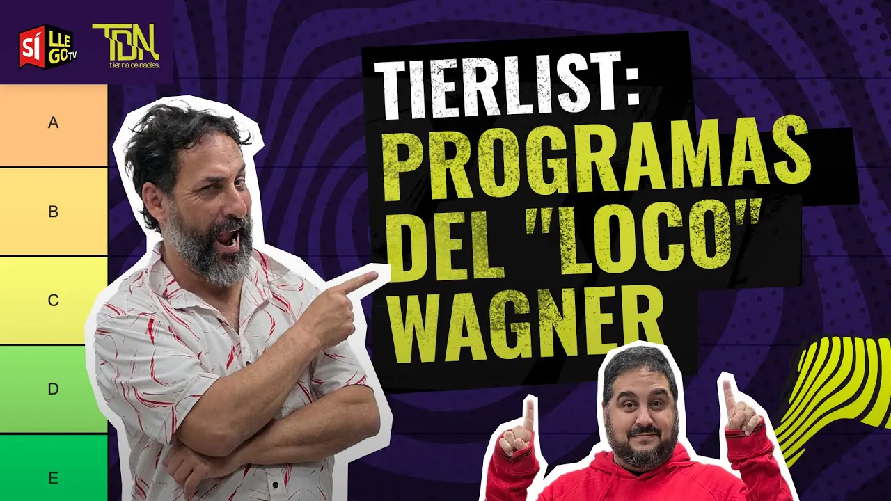 Reproducir: LA TIERLIST DEL "LOCO" WAGNER: RANKEAMOS DE TODOS SUS PROGRAMAS DE TV | TIERRA DE NADIES🏴󠁧󠁢󠁥󠁮󠁧󠁿