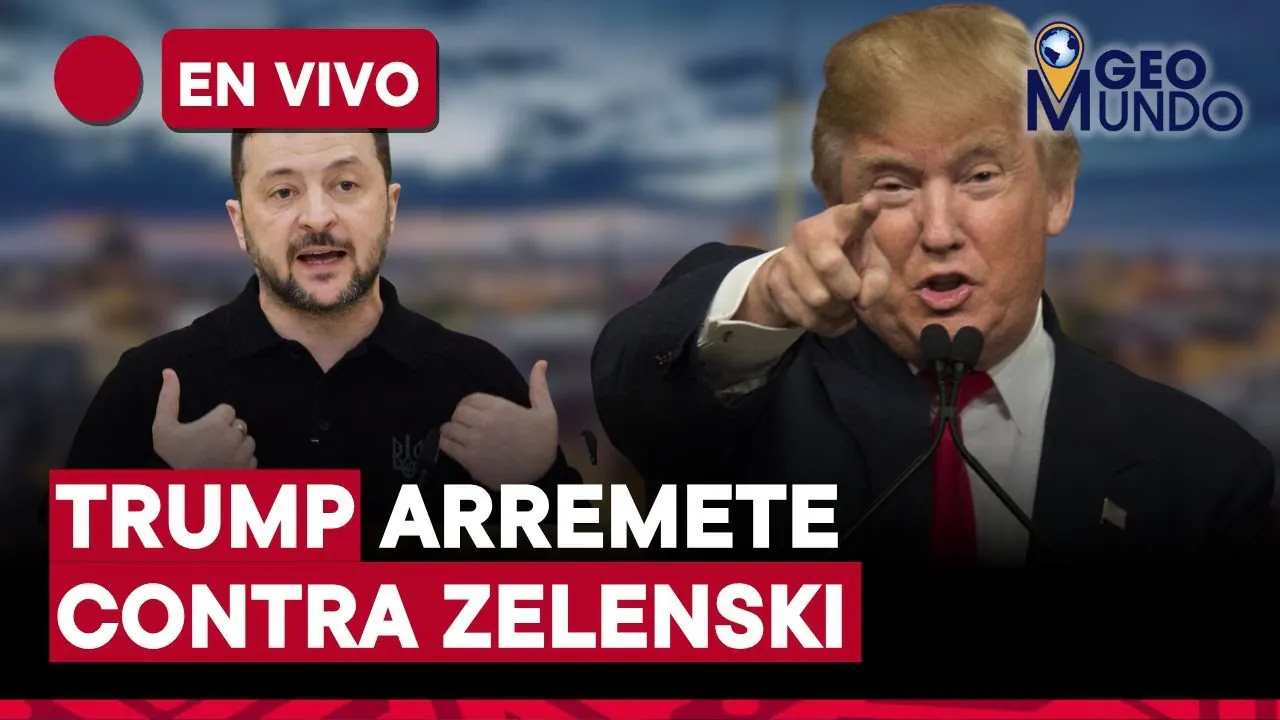 Reproducir: Donald Trump llama dictador a Volodímir Zelenski | “Geomundo”