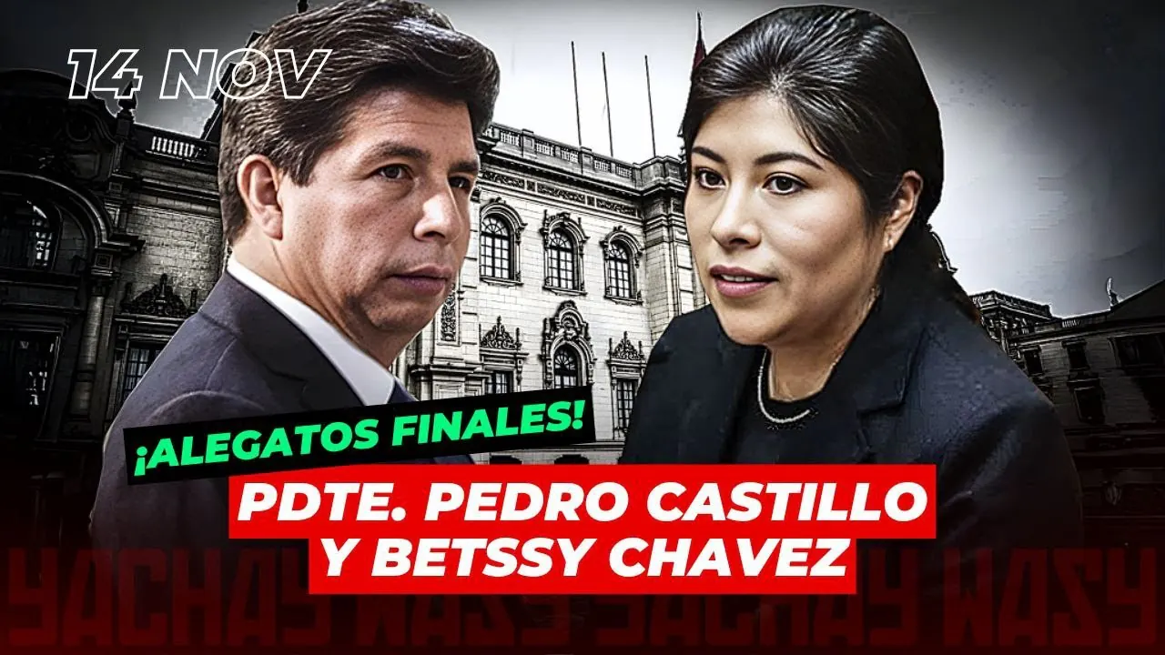 Reproducir: FIN: Defensa final del Presidente Pedro Castillo en el juicio por Rebelión | en vivo - 14 Nov