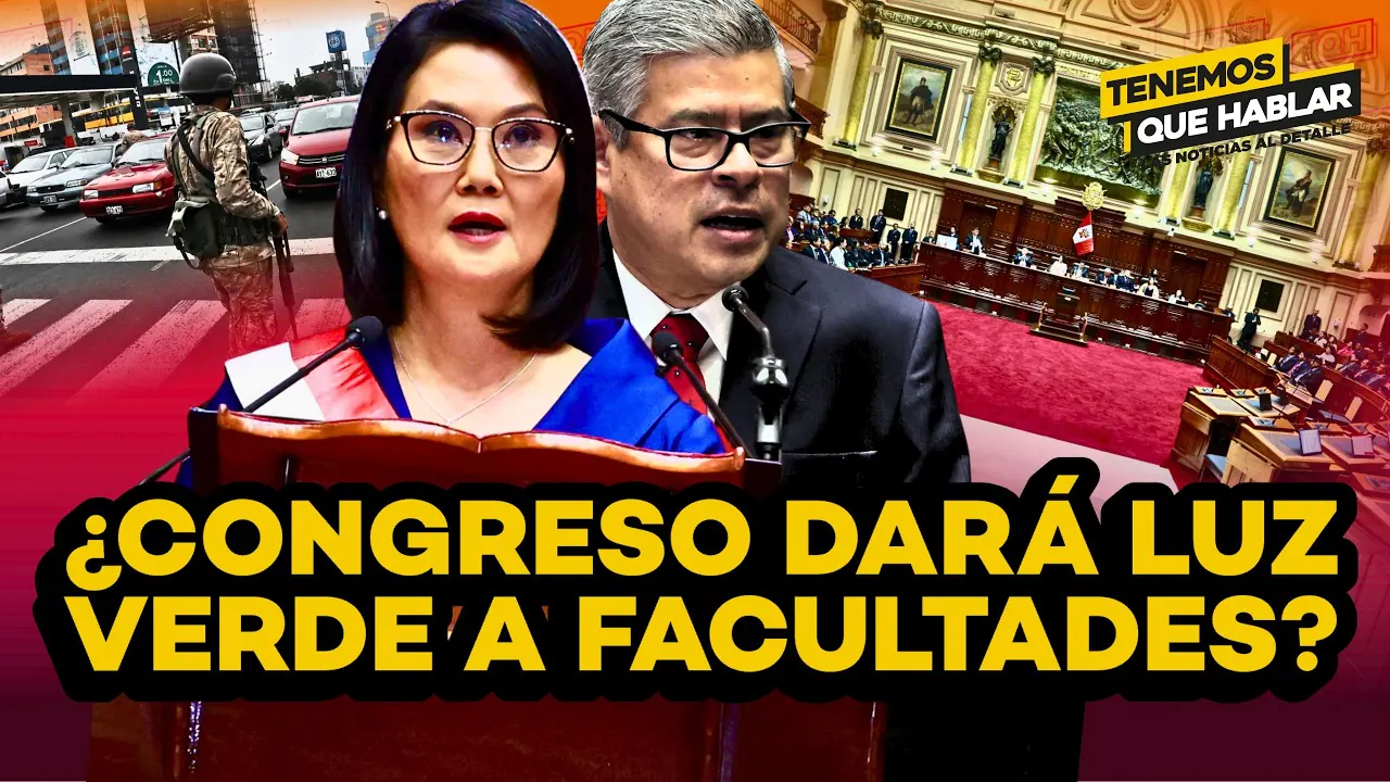 Reproducir: 🔴 PEDIDO DE FACULTADES ABRE DEBATE: ¿CONGRESO LIMITARÁ AL GOBIERNO? | TQH