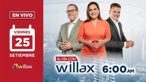 Willax en vivo - AL DÍA CON WILLAX - 25/09/2026 | Willax