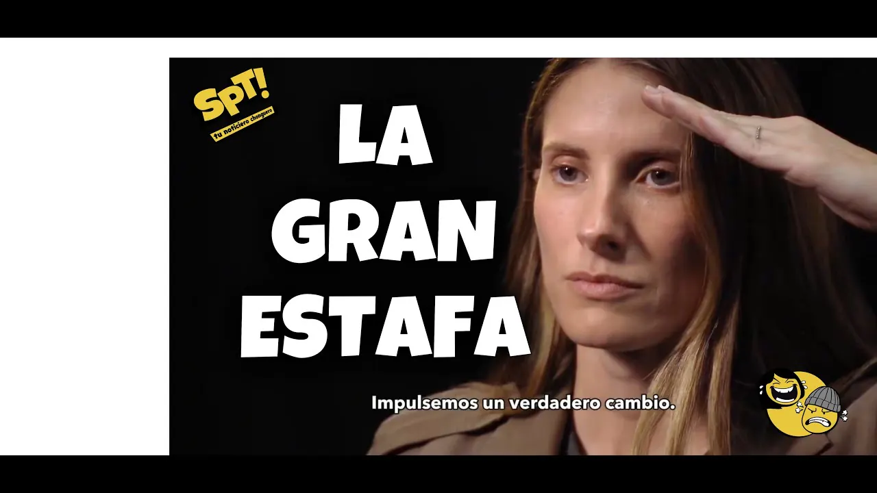 Reproducir: RAJE FREE: Rajemos de Adriana Tudela disfrazada de generala prometiendo un "cambio"