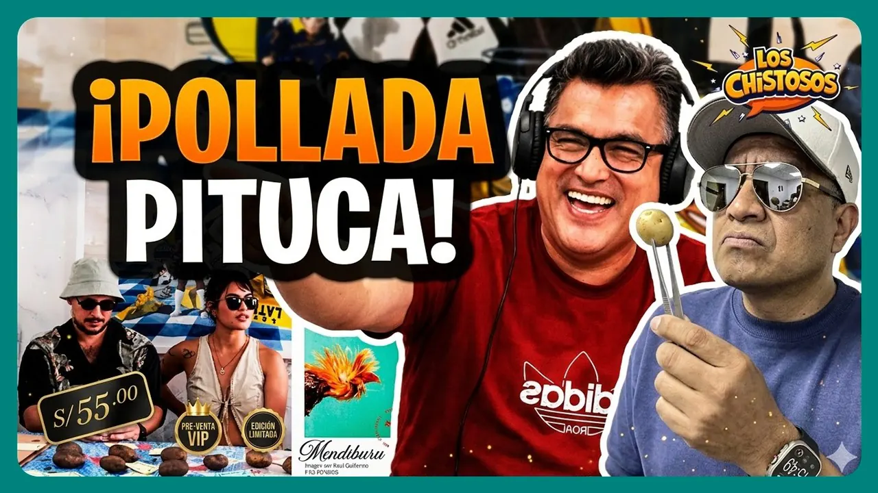 Reproducir: 🔴EN VIVO 😂 ¡La polémica POLLADA PITUCA de Miraflores! Los Chistosos reaccionan al evento #FEEG2026