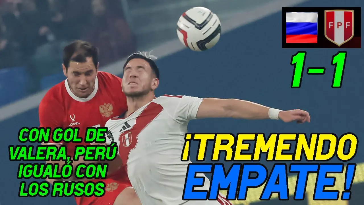 Reproducir: VALERA MARCÓ EL GOL PERUANO / OJO QUE BARRETO, PUEDE QUEDARSE / PERÚ CASI NO HABÍA ENTRENADO