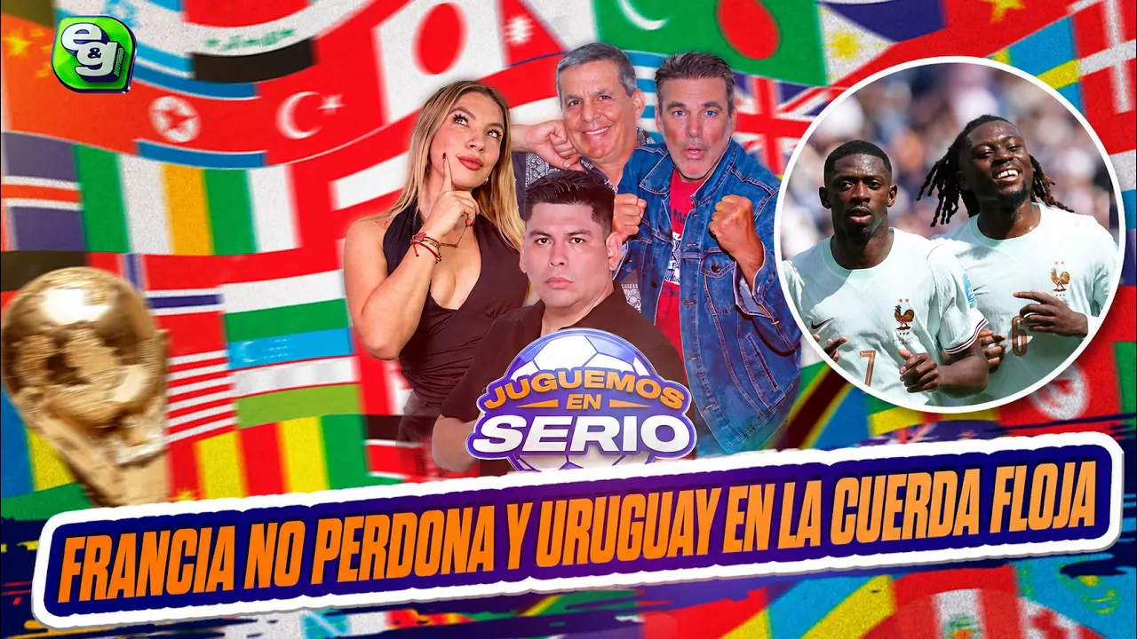 Reproducir: [JES] 🚨 ¡FRANCIA NO PERDONA! ECUADOR FIRMA LA HAZAÑA, PARAGUAY AL BORDE Y URUGUAY EN LA CUERDA FLOJA