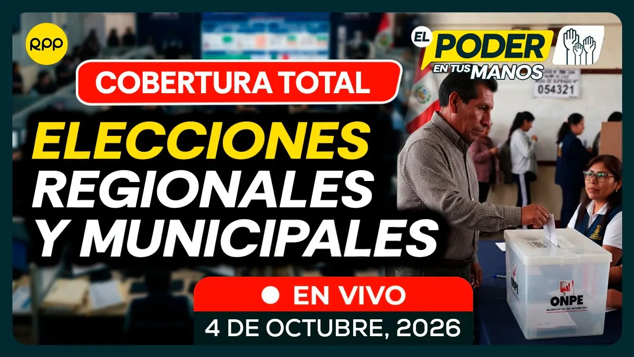 Reproducir: ELECCIONES REGIONALES Y MUNICIPALES 2026 🔴 VOTACIÓN, CONTEO Y RESULTADOS EN VIVO