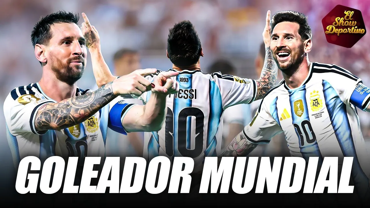 Reproducir: 🔥 Hat-trick de Messi e iguala a Miroslav Klose como goleador Mundial 🏆  | El Show Deportivo 17/06/26