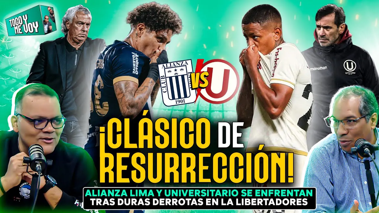 Reproducir: #ENVIVO 🔴ALIANZA LIMA VS. UNIVERISTARIO: ¡SE VIENE EL CLÁSICO DE LA RESURRECCIÓN! #TOCOYMEVOY