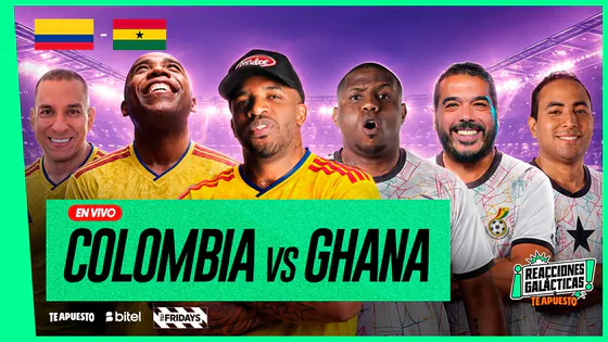 COLOMBIA VS GHANA EN VIVO | REACCIONES JEFFERSON FARFÁN, CUTO GUADALUPE Y PEÑA, BONATTI PACHECO