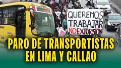 PARO DE TRANSPORTISTAS EN VIVO: ASÍ AMANECEN LAS CALLES DE LIMA Y CALLAO