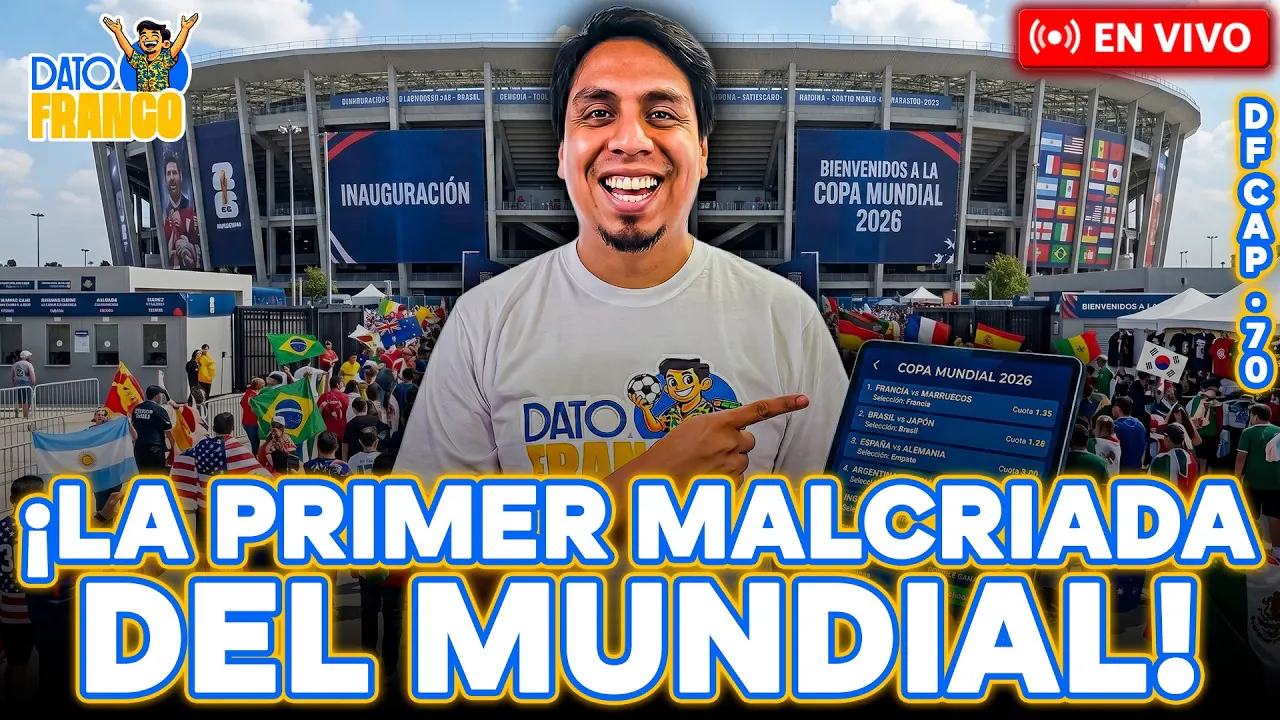 Reproducir: 🔥⚽ #ENVIVO | ¡REGRESAMOS A LA NORMALIDAD! ¡TE ENSEÑAMOS LA PRIMER MALCRIADA DEL MUNDIAL! #DATOFRANCO