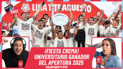 EL HINCHA CREMA ESTÁ DE FIESTA, UNIVERSITARIO ES EL GANADOR DEL TORNEO APERTURA 2025