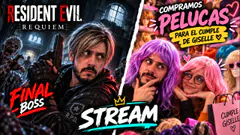 HOY ACABAMOS EL RESIDENTE MALVADO | COMPRAMOS PELUCAS PARA EL CUMPLE DE GIGA? | LOSFURREYES EN VIVO