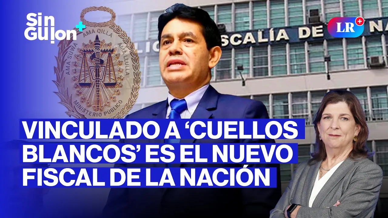 Reproducir: Nuevo FISCAL DE LA NACIÓN, DINA en la ONU y SANTIVÁÑEZ en campaña |Sin Guion con Rosa María Palacios