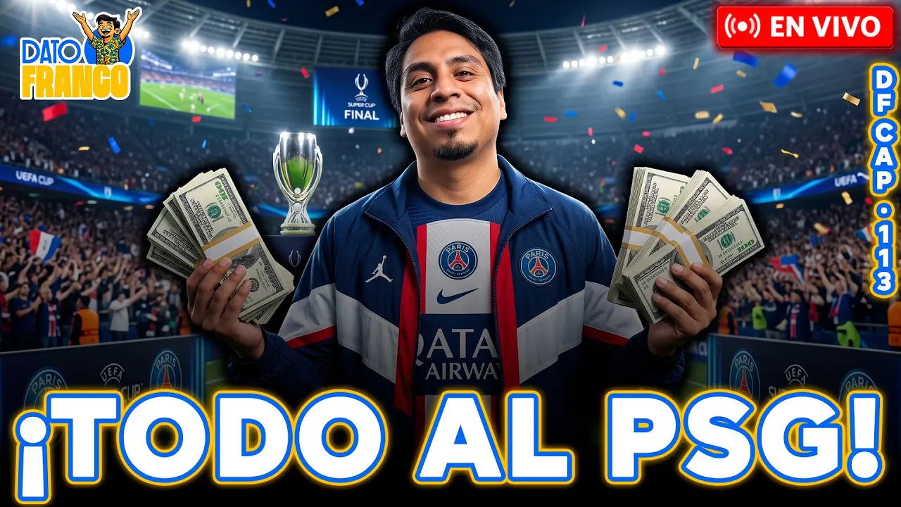 Reproducir: 🤑💰🔥¡EL PSG NOS SALVA DE LA QUIEBRA! ¡SEGUIMOS CON LA LIBERTADORES Y LA SUDAMERICANA! #DATOFRANCO