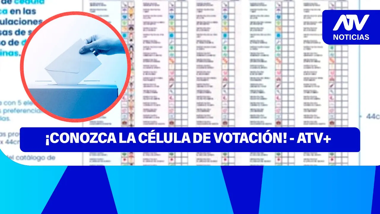 Reproducir: De 5 a 7 🎧✨ | ¡CONOZCA CÓMO ES LA CÉDULA DE VOTACIÓN! - ATV+