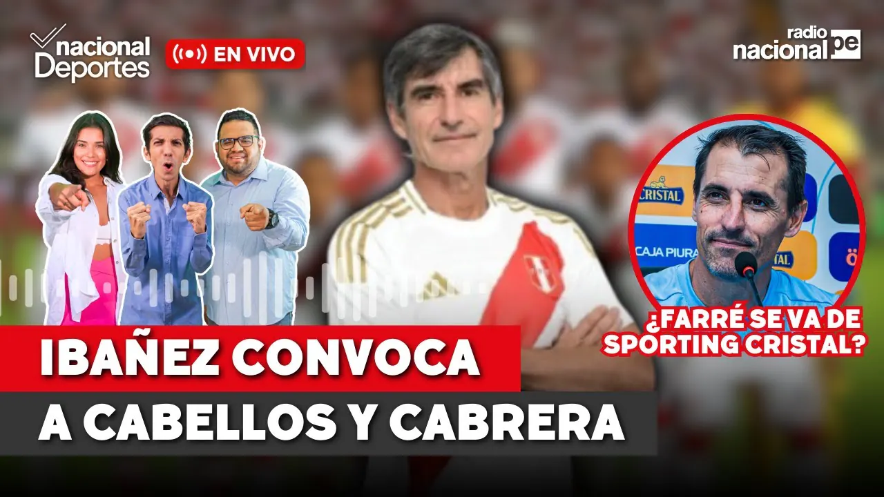 Reproducir: Nacional Deportes EN VIVO 10/3/25 | CABELLOS y CABRERA convocados en PERÚ| ¿FARRÉ deja CRISTAL?
