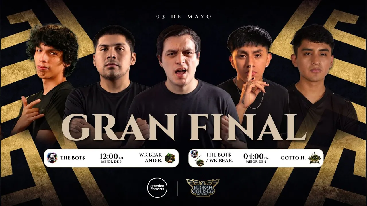 Reproducir: BOT$ vs WK BEAR & BONES | El Gran Coliseo de Benjaz: Final Lower