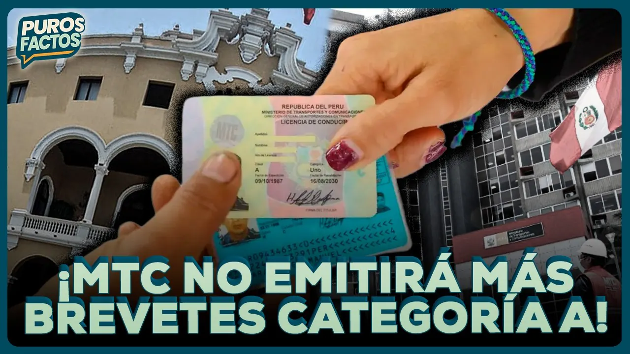 Reproducir: 🚨 #ENVIVO | MUNICIPALIDAD DE LIMA ASUMIRÁ EMISIÓN DE BREVETES ¿Y EL MTC? | #PUROSFACTOS