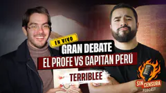 Gran DEBATE: Capitán Perú vs El Profe sobre ruedas / Terrible lo que pasará
