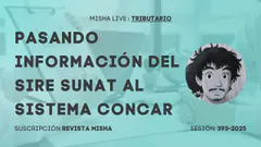 PASANDO INFORMACIÓN DEL SIRE AL CONCAR