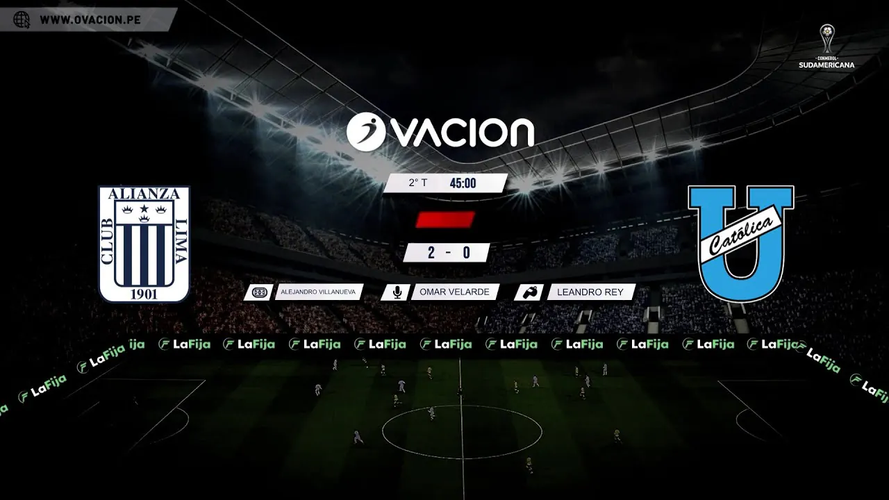 Reproducir: Alianza Lima vs. Universidad Católica (ECU) por RADIO OVACION 🔴 #ENVIVO | COPA SUDAMERICANA