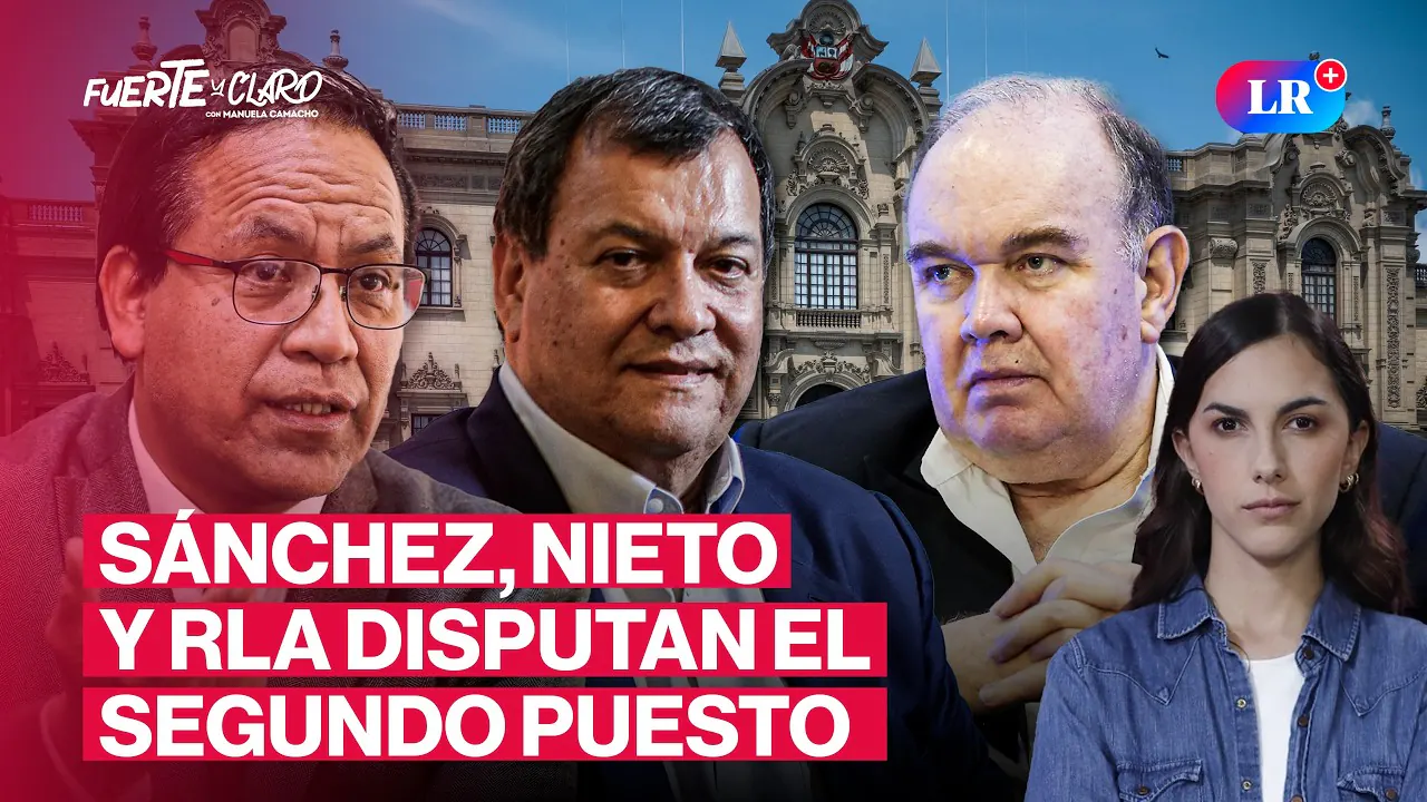 Reproducir: SÁNCHEZ SUBE Y NIETO MUY CERCA DE ALCANZAR A LÓPEZ ALIAGA | FUERTE Y CLARO CON MANUELA CAMACHO