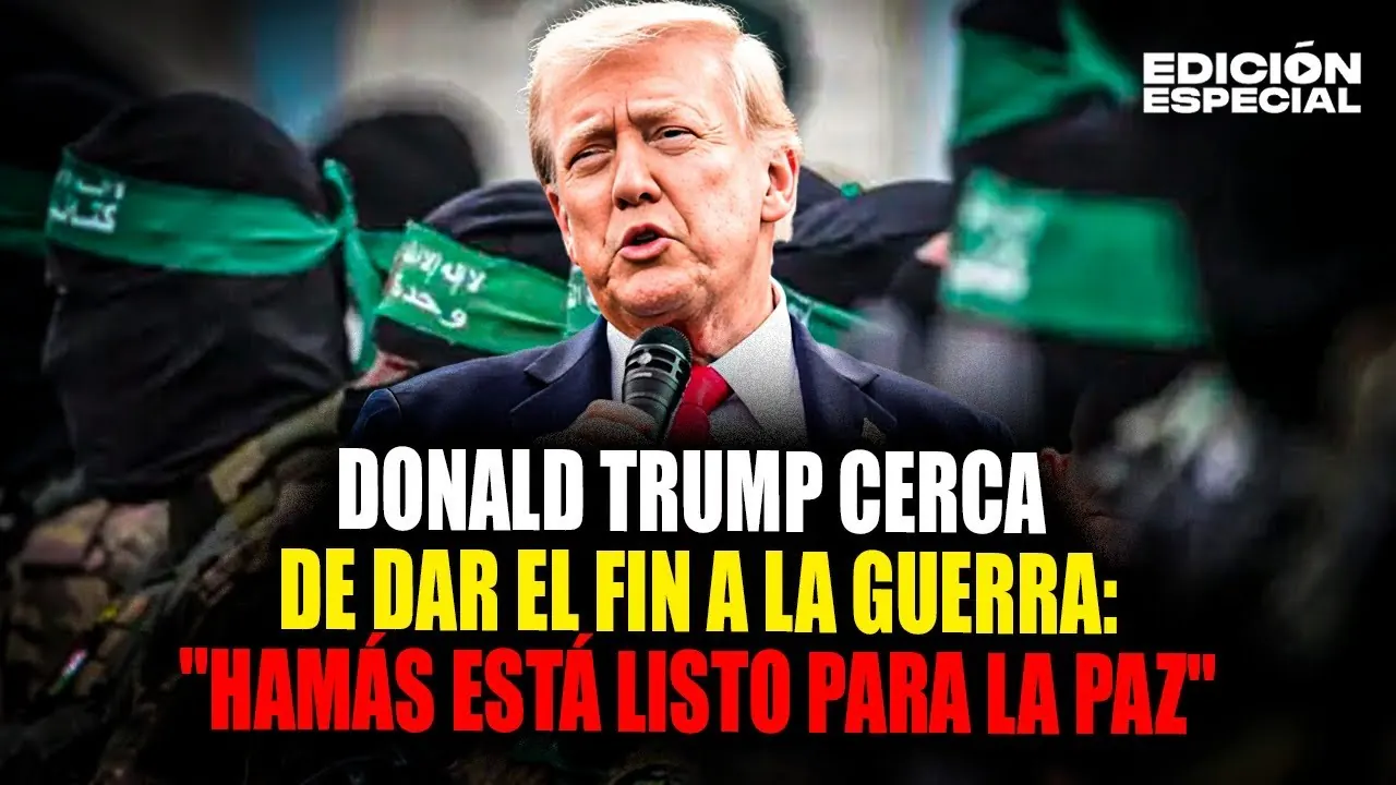 Reproducir: #EnVivo Donald Trump a un paso de dar el fin a la guerra: Hamás acepta acuerdo de paz