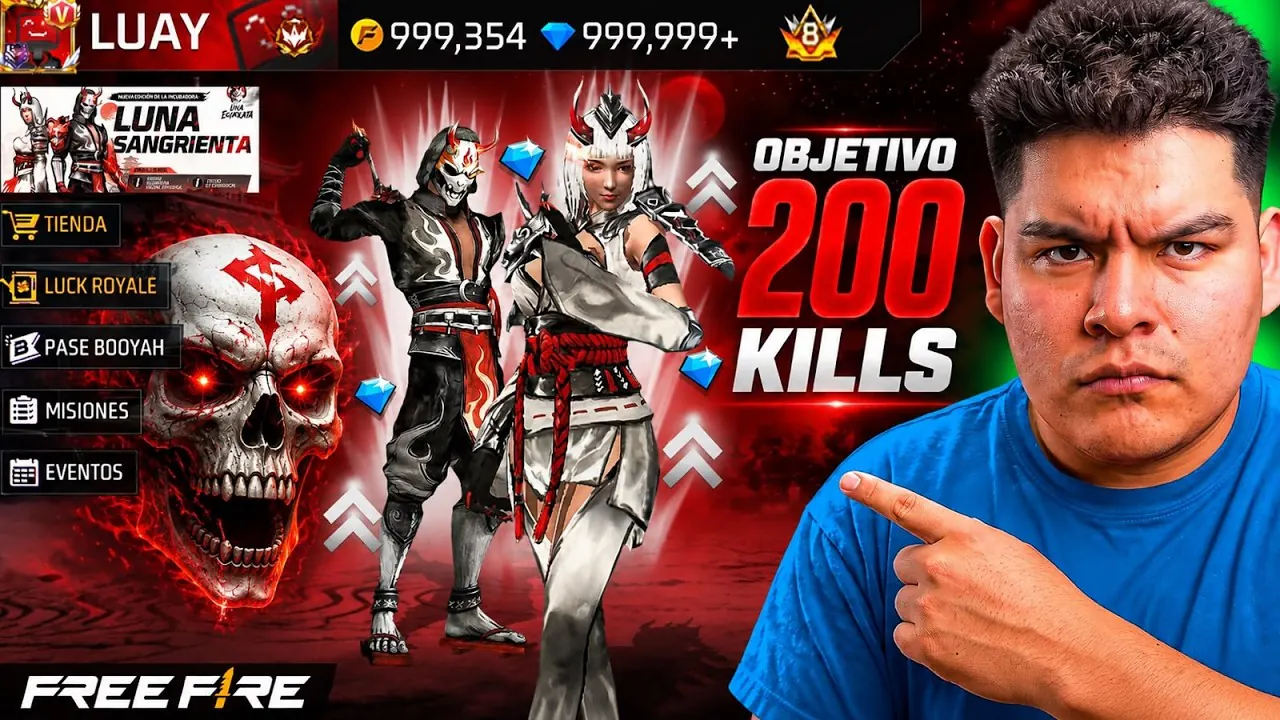 Reproducir: NO ME VOY HASTA HACER 200 KILLS en Free Fire #freefire