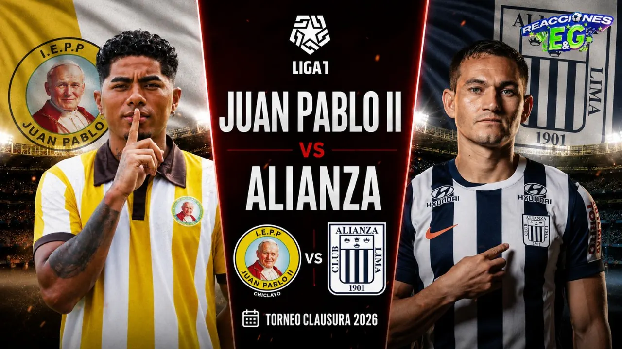 Reproducir: [REACCION] JUAN PABLO II VS ALIANZA LIMA REACCIÓN EN VIVO | TORNEO CLAUSURA 2026