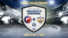¡EN VIVO! Estrella Roja de SF Defensor Universal | Interligas 24/05/26