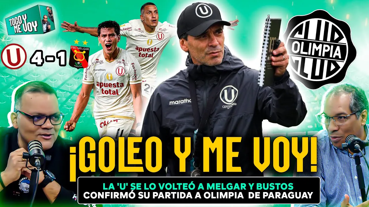 Reproducir: #ENVIVO 🔴 UNIVERSITARIO GOLEÓ A MELGAR Y BUSTOS DEJÓ DE SER DT CREMA ¿QUIÉN LLEGA?  #TOCOYMEVOY