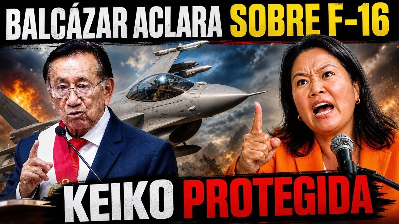 Reproducir: Balcázar desmiente todo sobre Aviones F-16 | Prensa limeña nos ataca y defiende a KEIKO - 04 abril