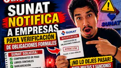 SUNAT notifica a empresas para Verificación de obligaciones formales