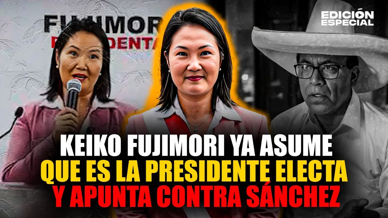 Reproducir: #EnVivo Keiko Fujimori ya asume que es la presidente electa y da por cerrado el resultado electoral