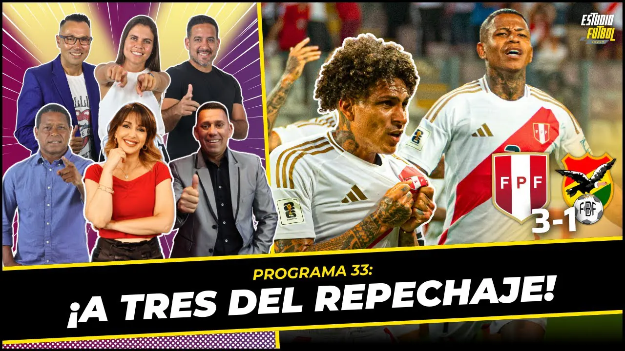 Reproducir: ¡A TRES DEL REPECHAJE! Perú 3-1 Bolivia